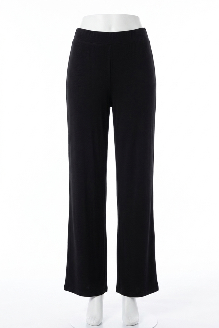 NEW FRENCH KYSS women's abstract print lounge pant in black